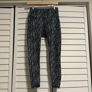 Senita High Waisted Vinyasa 7/8 Capris - Navy Impressions